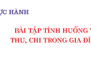 Bài 27. Thực hành bài tập tình huống về thu chi trong gia đình – Công nghệ 6:Em hãy tính tổng thu nhập bằng tiền của gia đình em trong 1 năm ?