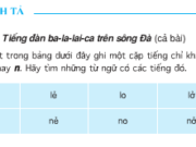 Soạn bài Chính tả: Tiếng đàn ba-la-lai-ca trên sông Đà –   Chú ý viết đúng những từ phiêu âm tiếng nước ngoài (ba-la-lai-ca..).