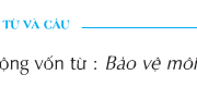 Soạn bài Luyện từ và câu: Mở rộng vốn từ: Bảo vệ môi trường – Hành động bảo vệ môi trường: trồng cây, trồng rừng, phủ xanh đồi trọc.