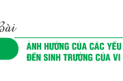 Bài 1, 2, 3 trang 136 SGK Sinh học 10 Nâng cao – Các chất nào được gọi là yếu tố sinh trưởng ? Tại sao vi sinh vật lại cần yếu tố sinh trưởng ?