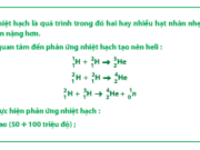 Bài 1, 2, 3, 4 trang 203 Sách giáo khoa Vật lí 12: Phản ứng nhiệt hạch