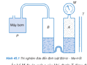 Bài C1, C2, C3, 1, 2, 3, 4, 5 trang 224, 225 Lý lớp 10 Nâng cao – Nếu coi các tích p1.V1 , p2.V2 và p3.V3bằng nhau thì sai số là bao nhiêu ?