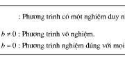 Bài 16, 17, 18 trang 78 SGK Đại số 10 nâng cao: Phương trình bậc nhất và bậc hai một ẩn