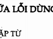 Soạn bài Chữa lỗi dùng từ ngắn gọn trang 68 Văn 6: Các từ được lặp lại