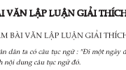 Soạn bài Cách làm bài văn lập luận giải thích ngắn gọn – Văn 7:  Hãy tự viết thêm những cách kết bài khác cho đề bài: “Đi một ngày đàng, học một sàng khôn”