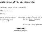 Soạn bài Tìm hiểu chung về văn bản hành chính ngắn gọn – Văn 7: Tình huống viết loại văn bản hành chính