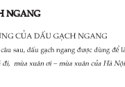 Soạn bài Dấu gạch ngang ngắn gọn – Văn 7: Phân biệt dấu gạch ngang với dấu gạch nối