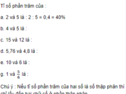 Bài 1, 2, 3, 4 trang 98 VBT Toán 5 tập 2: Theo kế hoạch một tổ sản xuất phải làm 520 sản phẩm, đến nay tổ đó đã làm được 65% số sản phẩm. Hỏi theo kế hoạch tổ sản xuất còn phải làm bao nhiêu sản phẩm nữa