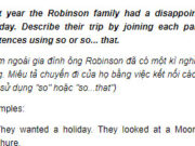 Câu 9 Unit 3 Trang 30 Sách BT Anh lớp 9: The holiday was so disappointing that they decided to ask for their money back