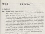 Reading – Unit 5 trang 39 SBT Tiếng Anh 11: Why is literacy such a problem in many countries?