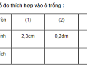 Bài 1, 2, 3 trang 13 VBT Toán 5 tập 2: Sàn diễn của một rạp xiếc dạng hình tròn có bán kính là 6,5m. Tính diện tích của sàn diễn đó