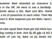 Câu 2 Unit 4 Trang 37 SBT TIếng Anh 9: She asked me what sort of carpet I wanted to replace