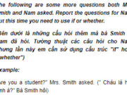 Câu 3 Unit 4 Trang 38 SBT TIếng Anh 9: Do you often get home after 10.30 pm?