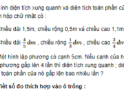 Bài 1, 2, 3 trang 28 VBT Toán 5 tập 2: Một hình lập phương có cạnh 5cm. Nếu cạnh của hình lập phương gấp lên 4 lần thì diện tích xung quanh ; diện tích toàn phần của nó gấp lên bao nhiêu lần