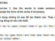 Writing – Unit 1 trang 9 SBT tiếng Anh 10: Use the words or phrases in the box to fill the gaps in the paragraph below.