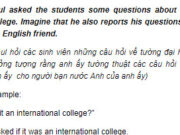 Câu 5 Unit 4 Trang 39 SBT Anh lớp 9: How many students are there in the college?