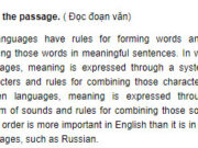 Câu 6 Unit 4 Trang 40 Sách BT Anh 9: How is meaning expressed in written languages? in spoken languages