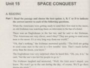 Reading – Unit 15 trang 110 SBT Anh lớp 11: Read the passage and choose the best option to indicate the correct answer to each of the following questions.