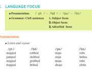 Unit 13. Hobbies: Giải bài Language focus trang 151 SGK Tiếng Anh lớp 11