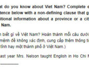 Câu 2 Unit 9 Trang 87 SBT Anh lớp 9: In 2002, many foreign investors started their business in Binh Duong, _________