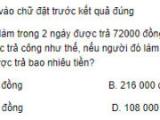 Bài 1, 2, 3, 4 trang 22 Vở bài tập Toán lớp 5 tập 1: Cửa hàng đề bảng giá 1 tá bút chì là 15000 đồng. Bạn An muốn mua 6 cái bút chì lại đó thì phải trả người bán hàng bao nhiêu tiền