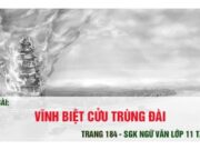 Soạn bài Vĩnh biệt cửu trùng đài trang 184 Văn 11: ính cách, diễn biến tâm trạng của Vũ Như Tô và Đan Thiềm