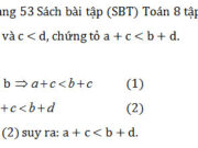 Bài 26, 27, 28, 29 trang 53 SBT Toán lớp 8 tập 2: Cho a và b là các số dương, chứng tỏ