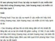 Bài 9. Tác động của ngoại lực đến địa hình bề mặt Trái Đất SBT Địa lớp 10: Phong hoá lí học là gì?