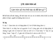 Bài 10.1; 10.2; 10.3; 10.4 trang 27 Sách BT Toán 7 tập 1: Ti-vi loại 21 in-sơ có đường chéo màn hình khoảng