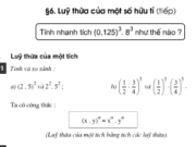 Bài 6.5; 6.6; 6.7; 6.8 trang 19 Sách BT Toán lớp 7 tập 1: Lũy thừa của một số hữu tỉ (tiếp theo)