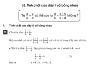 Bài 8.4; 8.5; 8.6 trang 23 Sách Bài Tập Toán lớp 7 tập 1: Hãy chứng minh x : y : z = a : b : c