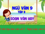 Soạn bài Viết bài tập làm văn số 7 – Nghị luận văn học (ngắn gọn): Suy nghĩ của em về nhân vật chị Dâu qua đoạn trích Tức nước vỡ bờ