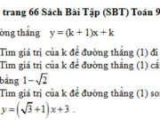 Bài 22, 23, 24 trang 66 SBT Toán 9 tập 1: Tìm hệ số a của đường thẳng đi qua A và B.