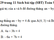 Bài 29, 30, 31 trang 11, 12 SBT Toán 9 tập 2: Tìm giá trị của m để nghiệm của hệ phương trình dưới đây cũng là nghiệm của phương trình 3mx – 5y = 2m + 1?