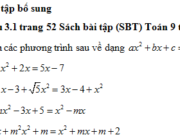 Bài 18, 19, 3.1 trang 52 SBT Toán 9 tập 2: Hãy lập những phương trình bậc hai mà nghiệm của mỗi phương trình là một trong những cặp số sau