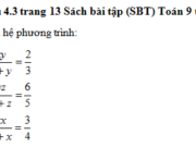 Bài 4.1, 4.2, 4.3 trang 12, 13 SBT Toán 9 tập 2: Hãy xác định hàm số bậc nhất thỏa mãn điều kiện đồ thị hàm số đi qua hai điểm M(-3; 1) và N(1; 2)