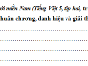 Chính tả – Tuần 29 trang 66 VBT Tiếng Việt 5 tập 2: Viết lại tên các danh hiệu trong đoạn văn dưới đây cho đúng 