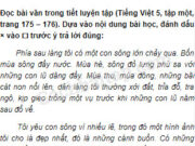 Tiết 7 – Ôn tập cuối học kì 1 trang 132 Vở bài tập Tiếng Việt 5 tập 1: Vì sao tác giả nói những cánh buồm chung thủy cùng con người