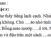 Chính tả – Tuần 29 trang 48 VBT Tiếng Việt 2 tập 2: Điền vào chỗ trống in hoặc inh: To như cột đình