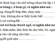 Chính tả – Tuần 31 trang 58 VBT Tiếng Việt 2 tập 2: Các tiếng có thanh hỏi hoặc thanh ngã, có nghĩa vật dụng để quét nhà