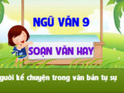 Soạn bài Người kể chuyện trong văn bản tự sự Văn 9 trang 192 ngắn: Cách kể ở đoạn trích này có gì khác?