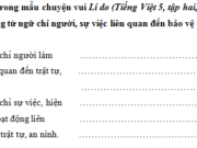 Luyện từ và câu – Mở rộng vốn từ : Trật tự – An ninh trang 28, 29 VBT Tiếng Việt lớp 5 tập 2: Tìm những từ ngữ liên quan tới việc giữ gìn trật tự, an toàn giao thông có trong đoạn văn sau (viết vào phần trống ở dưới)