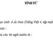 Luyện từ và câu – Tính từ trang 77 Vở bài tập Tiếng Việt 4 tập 1: Trong cụm từ đi lại vẫn nhanh nhẹn, từ nhanh nhẹn bổ sung ý nghĩa cho từ đi lại