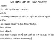 Luyện từ và câu – Mở rộng vốn từ : Ý chí – Nghị lực trang 90 VBT Tiếng Việt 4 tập 1: Tìm các từ nói lên ý chí, nghị lực của con người