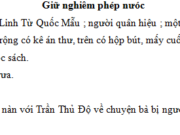 Tập làm văn – Tập viết đoạn hội thoại trang 46 VBT Tiếng Việt 5 tập 2: Nhân vật : Trần Thủ Độ ; Linh Từ Quốc Mẫu ; người quân hiệu ; một vài người lính và gia nô