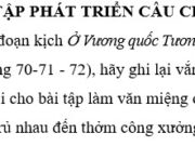 Tập làm văn – Luyện tập phát triển câu chuyện trang 55 Vở BT Tiếng Việt 4 tập 1: Cách kể chuyện ở bài tập 2 có điểm gì khác so với với bài tập 1