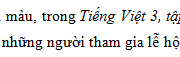 Tập làm văn – Tuần 25 Trang 34 VBT Tiếng Việt 3 tập 2: Buổi sáng, trời trong và dịu mát. Hàng ngàn người kéo nhau đến chật cả bến sông để xem hội đua thuyền