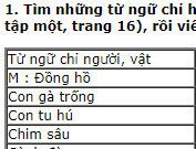 Tiết 3 – Tuần 9 trang 38 Vở BT Tiếng Việt 2 tập 1: Dựa theo cách viết trong bài Làm việc thật là vui, hãy đặt một câu nói về một con vật