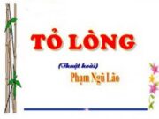 Soạn bài Tỏ Lòng ngắn gọn nhất – Phạm Ngũ Lão Văn 10: Con người ở đây mang tư thế, dáng vóc như thế nào?