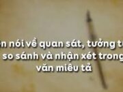 Soạn bài Luyện nói về quan sát, tưởng tượng, so sánh và nhận xét trong văn miêu tả – Bài 20 trang 35 SGK Văn lớp 6: Hãy kế cho các bạn nghe về anh, chị hoặc em của mình.